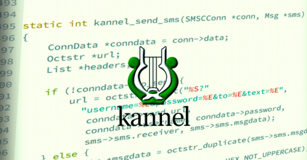 Integration med Kannel SMS gateway